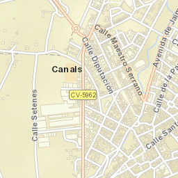 L'Alcúdia de Crespìns Street Map