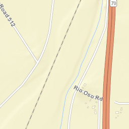 Rio Oso California Street Map
