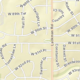 9301 Swarner Dr, Lenexa, KS 66219 Street Map