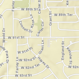 9651-9699 West 91st Street, Overland Park Street Map