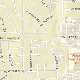 8937 Craig Dr Overland Park KS Street Map