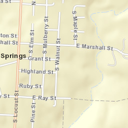 298 S Locust St Sweet Springs MO Street Map