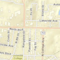 901-1001 Fay Street, Columbia, MO 65201 Street Map