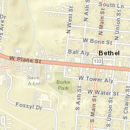 Bethel Ohio Street Map