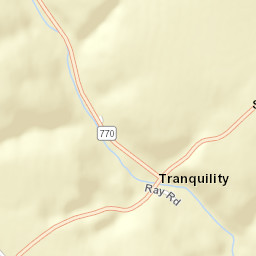 Tranquility Ohio Street Map