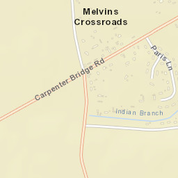 Melvins Crossroads Delaware Street Map