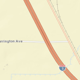 Harrington California Street Map