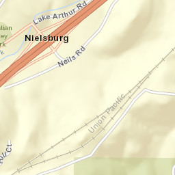 Nielsburg California Street Map
