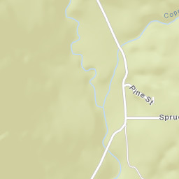 Gothic Colorado Street Map