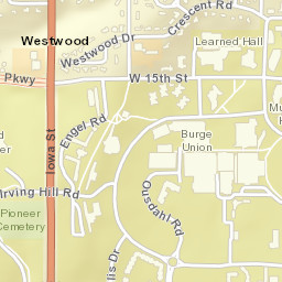 1601 Naismith Drive, University of Kansas Street Map