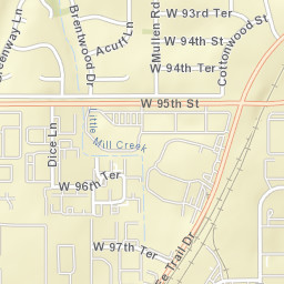 9600 Dice Ln, Lenexa, KS 66215 Street Map