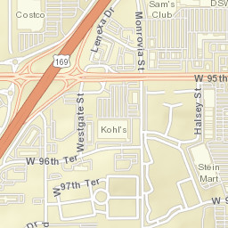 12601 W 96th Terrace, Lenexa, KS 66215 Street Map