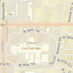 11901-12001 West 95th Street, Lenexa, KS Street Map