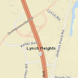Lynch Heights Delaware Street Map
