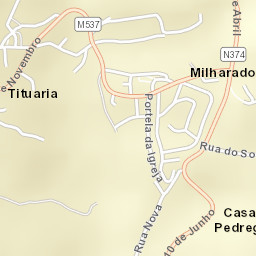 Milharado Street Map