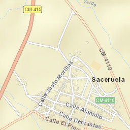 Saceruela Street Map
