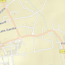 Benigànim Street Map