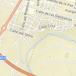 Real de Gandía Street Map