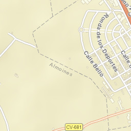 Bellreguard Street Map