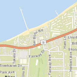 Bijou California Street Map