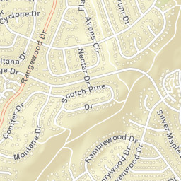 7650 Downywood Court, Colorado Springs Street Map