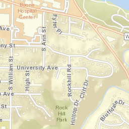 1969-2023 East Broadway Columbia MO Street Map