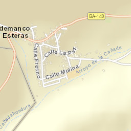 Valdemanco del Esteras Street Map