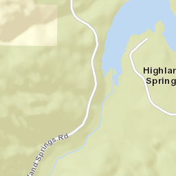 Highland Springs California Street Map