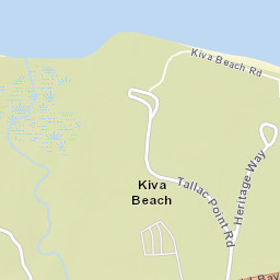 Kiva Beach California Street Map