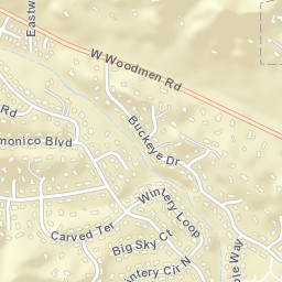 7144 Wintery Loop Colorado Springs Street Map