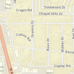 7353-7381 Grashio Dr Colorado Springs Street Map