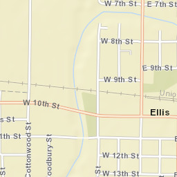 700-708 Washington Street, Ellis, KS 67637, USA Street Map