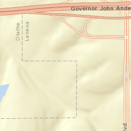 Renner Blvd & State Highway 10, Lenexa, KS Street Map