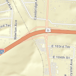 6600-6698 Interstate 470, Kansas City, MO Street Map