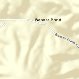 Beaver Pond Ohio Street Map