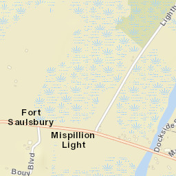 Fort Saulsbury Delaware Street Map