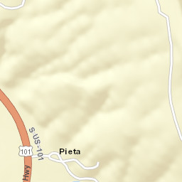 Pieta California Street Map