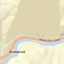 3980-4156 CO-133 Somerset CO Street Map