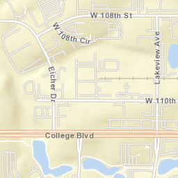 10821 Lakeview Avenue Lenexa KS Street Map