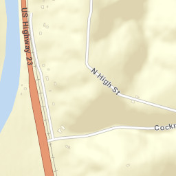 Clifford Ohio Street Map