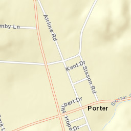 Porter Ohio Street Map