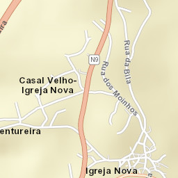 Igreja Nova Street Map