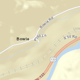 Bowie Colorado Street Map