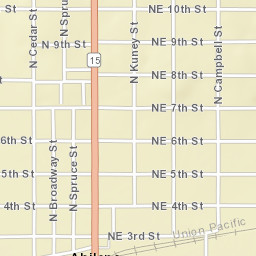 299 North Spruce Street, Abilene, KS 67410 Street Map