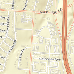 5535 East Red Bridge Road, Kansas City, MO Street Map
