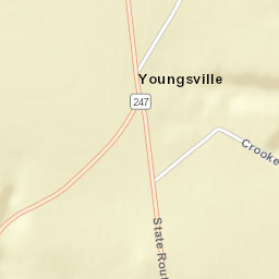 Youngsville Ohio Street Map