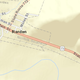 Rarden Ohio Street Map