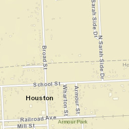 Houston Delaware Street Map