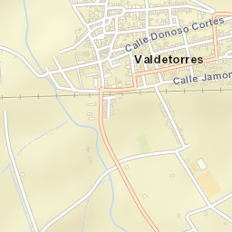 Valdetorres Street Map