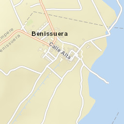 Benisuera Street Map